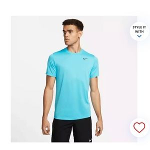 Nike Dri Fit Teal Blue Men’s Fitness Shirt